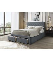 Кровать HALMAR MARISOL серый, 160/200