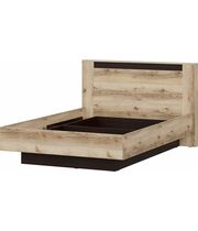 Кровать SV-МЕБЕЛЬ К №3 Серия 3 двойная универс. 1.4х2.0 Страйп Дуб Делано/Дуб Венге