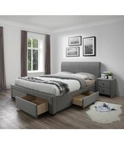 Кровать HALMAR MODENA серый, 140/200