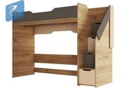 Кровать-чердак МК Стиль RICH КР-001 дуб Крафт..