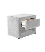 Тумбочка прикроватная SIGNAL ET-001 Velvet Bluvel 03 светло-серый