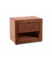 Тумбочка прикроватная SIGNAL ET-001 Velvet Bluvel 52 античный розовый