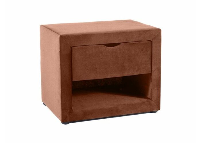 Тумбочка прикроватная SIGNAL ET-001 Velvet Bluvel 52 античный розовый