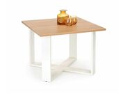 Стол журнальный HALMAR CROSS дуб золотой/белы..