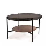 Стол журнальный SIGNAL PRIMA B орех/черный мат 74