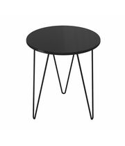 Стол журнальный Sheffilton SHT-CT27 артикул SHT-СЖ8 черный муар/черный глянец