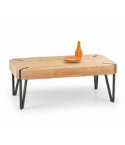 Стол журнальный HALMAR EMILY дуб золотой/черный, 110/60/42