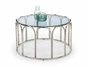 Стол журнальный HALMAR OLIVIA дымчатый/хром, ..