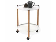 Стол журнальный Sheffilton SHT-CT62 белый муа..