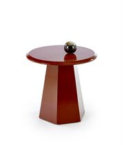 Стол журнальный HALMAR LOCA бордовый