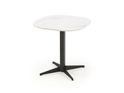 Стол журнальный HALMAR BORNA S белый мрамор/ч..