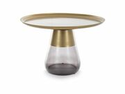 Стол журнальный SIGNAL TIFFANY B золотой/черн..