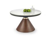 Стол журнальный HALMAR GENESIS белый мрамор/о..