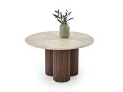 Стол журнальный HALMAR DOROTEA травертин/орех..