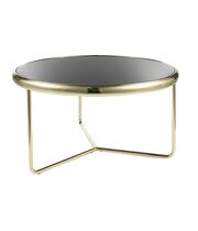 Стол журнальный SIGNAL SCARLET черный/золотой 74