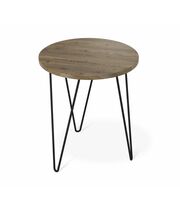 Стол журнальный Sheffilton SHT-CT79 светлый орех/черный муар