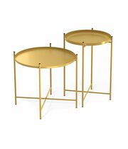 Стол журнальный Sheffilton SHT-CT8/CT8-2 артикул SHT-СЖ23 золото