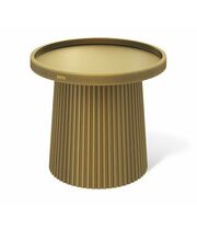 Стол журнальный Sheffilton SHT-CT94 патина золотая