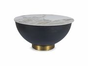 Стол журнальный SIGNAL CYPRUS A белый/черный,..