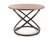 Стол журнальный SIGNAL EOS D орех/черный..