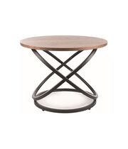 Стол журнальный SIGNAL EOS D орех/черный