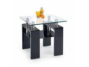 Стол журнальный HALMAR DIANA H KWADRAT прозра..