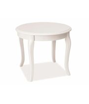 Стол журнальный SIGNAL ROYAL D белый/белый