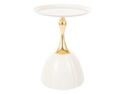 Стол журнальный SIGNAL PIANA белый/золотой 38..