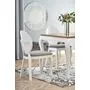 Стол обеденный HALMAR WINDSOR дуб темный/белый, 160-240/90/76