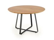 Стол обеденный HALMAR LOOPER 2 дуб золотой/че..