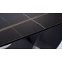 Стол обеденный SIGNAL INFINITY Ceramic Azario black черный/черный мат 160-240/95