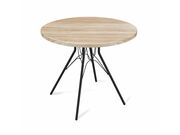 Стол Sheffilton SHT-TU34-P/МДФ 80 черный муар..