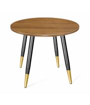 Стол Sheffilton SHT-TU14/80 ЛДСП артикул SHT-T144 черный муар/золото/орех