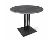 Стол Sheffilton SHT-TU6-ВS1/90 МДФ черный/мра..