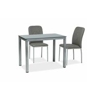 Стол обеденный SIGNAL GALANT серый/серый, 100/60