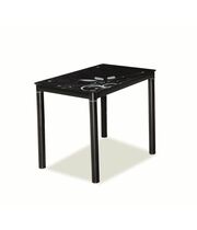 Стол обеденный SIGNAL DAMAR черный, 100/60/75