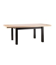 Стол обеденный SIGNAL PRESTO дуб артизан/черный, 140-218/80