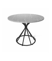 Стол Sheffilton SHT-TU4-1/TT 90 МДФ черный муар /серый мрамор