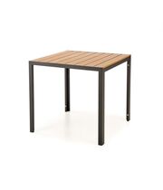 Стол обеденный HALMAR FIERRO K коричневый/черный