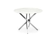 Стол обеденный HALMAR RAYMOND 3 белый/серебря..