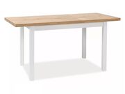 Стол обеденный SIGNAL ADAM дуб ланселот/белый..