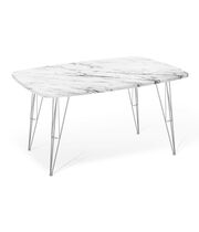 Стол Sheffilton SHT-TU10/TT41 120/80 МДФ бочкообразная, хром лак/кроскат