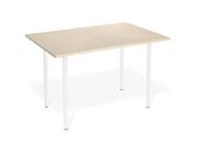 Стол Sheffilton SHT-TU66/TT 120/80 МДФ белый/..