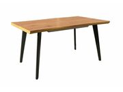 Стол обеденный SIGNAL FRESNO дуб/черный, 120-..