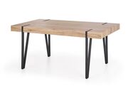 Стол обеденный HALMAR YOHANN дуб сан ремо/чер..