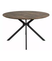 Стол обеденный SIGNAL ASTER орех винтажный/черный мат 120