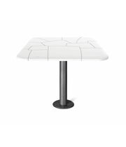 Стол Sheffilton SHT-TU13/TT30 83/83 черный муар/белый