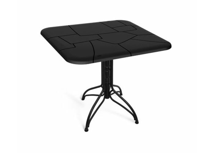 Стол Sheffilton SHT-TU25/TT30 83/83 артикул SHT-T227 черный муар/черный