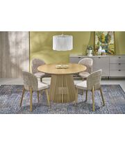 Стол обеденный HALMAR FARGO натуральный/натуральный, 120-210/120/77