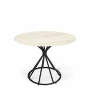 Стол Sheffilton SHT-TU4-1/TT21-6 90 керамика артикул SHT-Т169 черный муар/песчаное облако